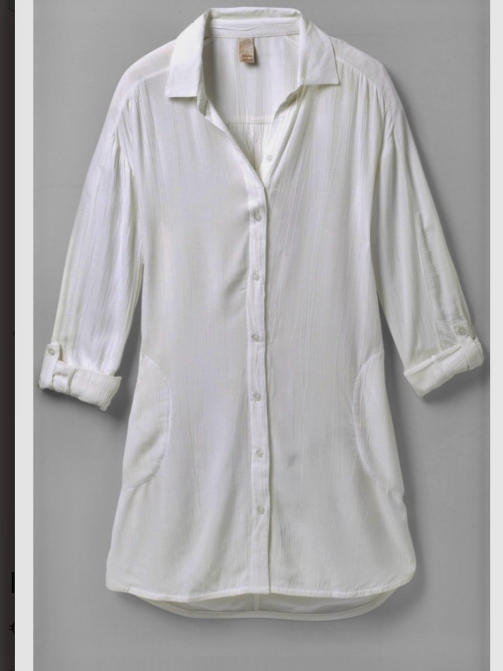 Clearance Prana Scheena Tencel button down Shirt Cover-up size Small